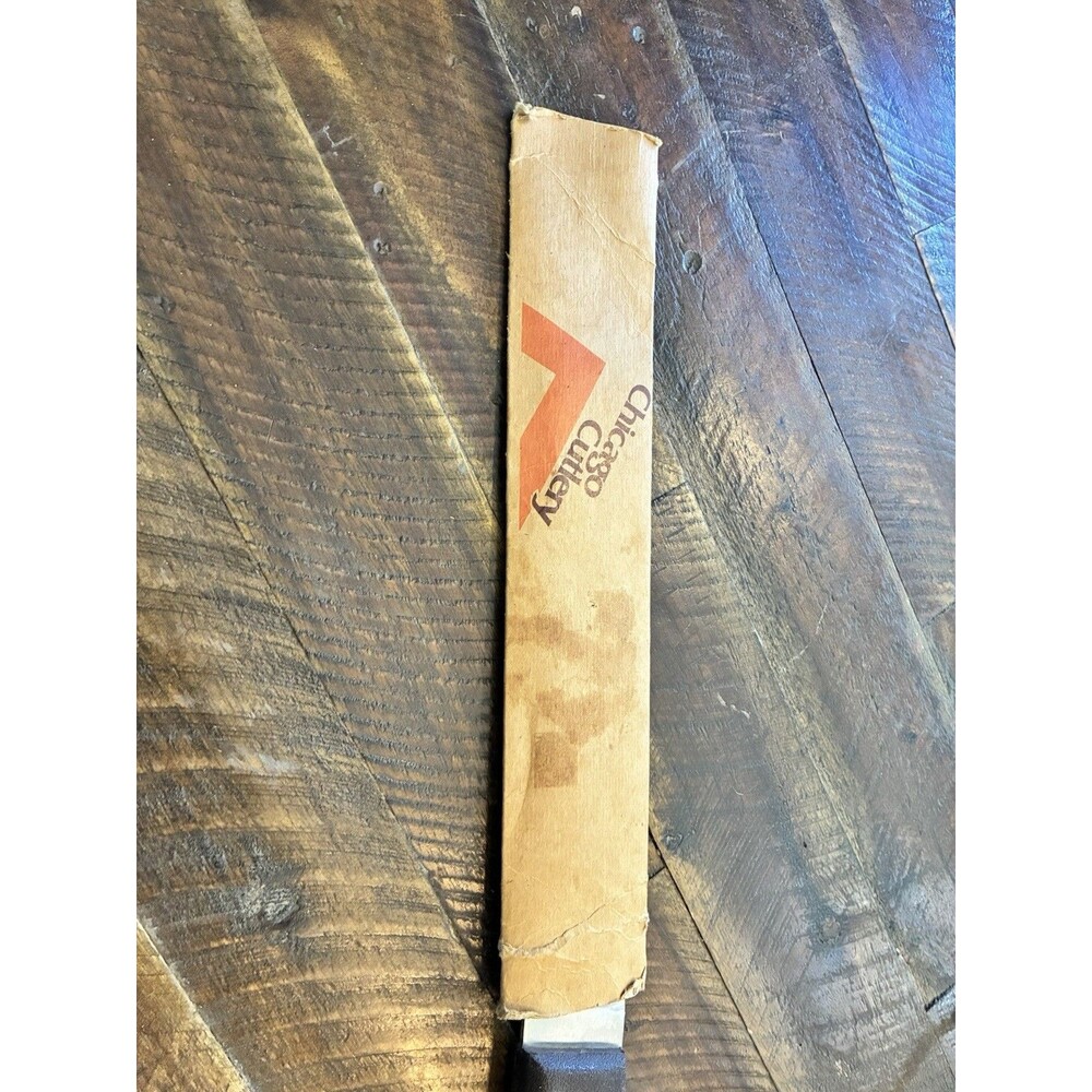 Chicago Cutlery Vintage 12” Butcher Knife Meat Breaking Knife USA